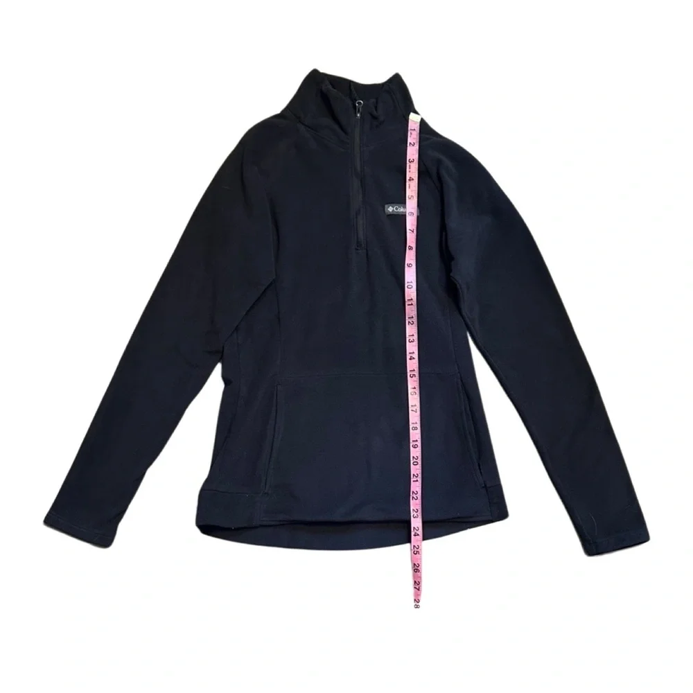 Columbia women’s quarter zip fleece pullover black size small - Picture 2 of 6
